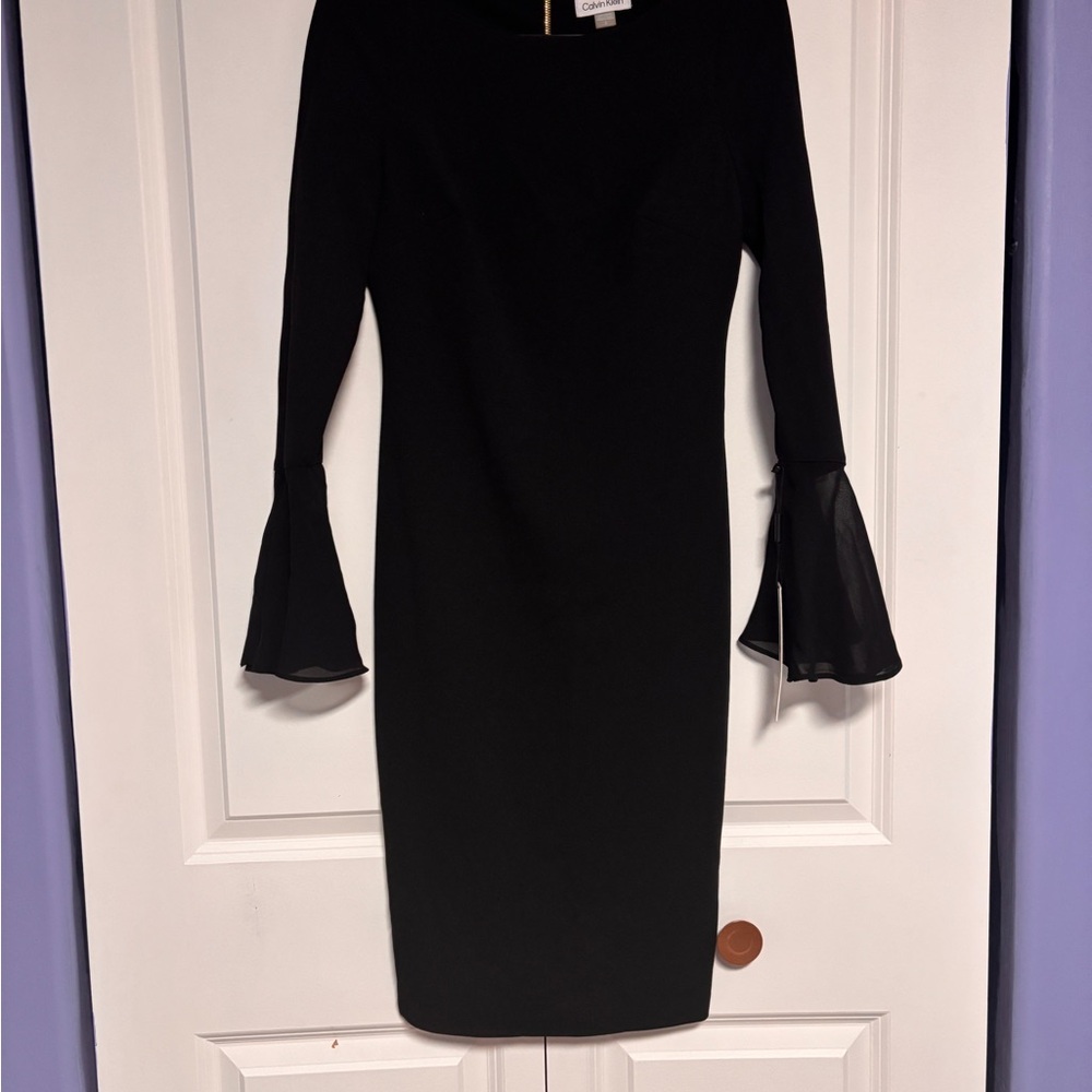 Calvin Klein Black Long Sleeve Dress